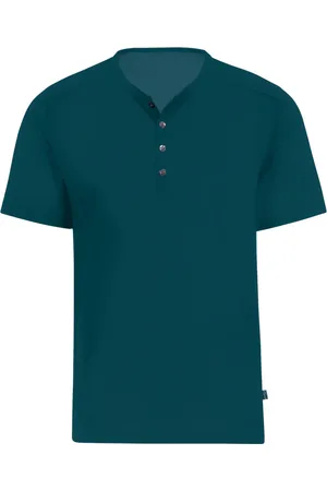 Trigema T-Shirt » T-Shirt mit Knopfleiste DELUXE Baumwolle«, (1 tlg.)