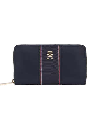 Tommy Hilfiger Geldbörse »POPPY LRG ZA CORP«, Damen Geldbeutel, Portemonnaie mit farbigen Akzenten