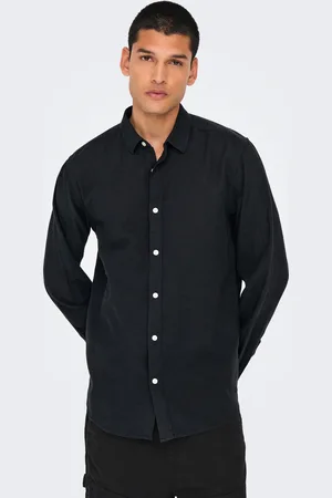 Only & Sons Langarmhemd »ONSCAIDEN LS SOLID LINEN SHIRT NOOS«