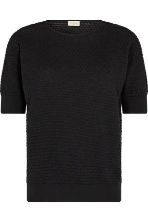 Freequent Kurzarmpullover »FQDODO-PU-DOTTIE-SS«, mit schöner Struktur
