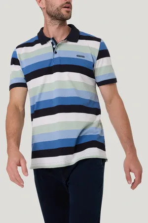 Pioneer Poloshirt, mit Streifenmuster