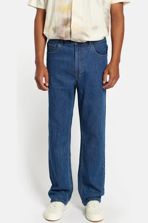 Denim Project Loose-fit-Jeans, in mittelblauer Waschung