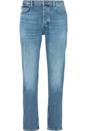 Hugo Blue Tapered-fit-Jeans »Brody«, mit Stone-washed-Finish