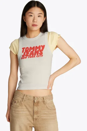 Tommy Hilfiger Tanktop »TJW SLIM SH TJ BUBBLE TANK«, mit Logodruck