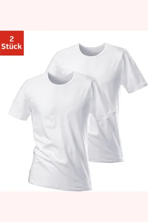 H.I.S T-Shirt, (2er-Pack), mit Rundhalsausschnitt perfekt als Unterziehshirt