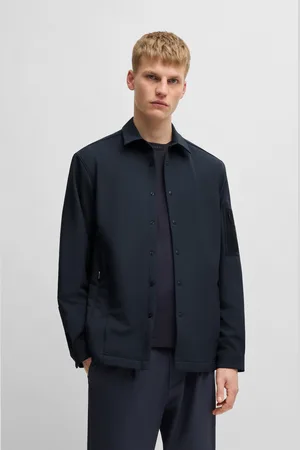 HUGO BOSS Langarmhemd »B_EXPEDIT_L«, mit Knopfleiste