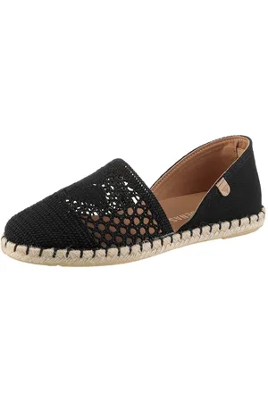 Verbenas Espadrille »Carmen Crochet-Lino Paris«, Slipper, Sommerschuh, Strandschuh im Häkel-Look