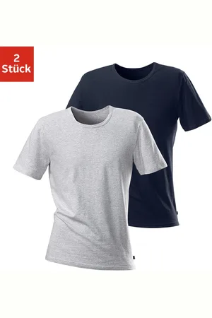 H.I.S T-Shirt, (2er-Pack), mit Rundhalsausschnitt perfekt als Unterziehshirt