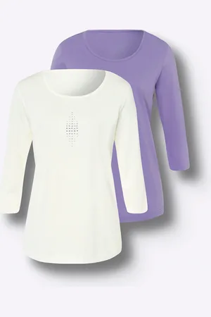 Classic Basics 3/4-Arm-Shirt »Doppelpack Shirts«, (2 tlg.)