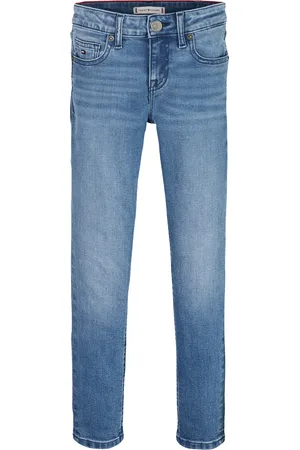 Tommy Hilfiger Skinny-fit-Jeans »NORA SKINNY DKBLUE JEANS«, in blauer Waschung, mit Logo-Badge