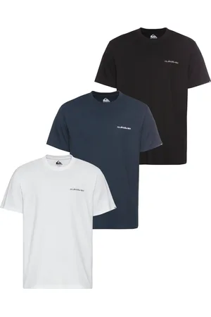 Quiksilver T-Shirt »OMNI QS SHORT SLEEVE TEE PACK3 YM«, (Spar-Set, 3 tlg.), Basic T-Shirt mit Logo