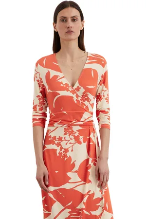 Marc O’ Polo Druckkleid, in Wickel-Optik