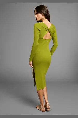 Laura Scott Strickkleid, mit stilvollem Knotendetail