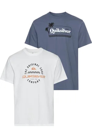 Quiksilver T-Shirt »POST IT ROKELIA SHORT SLEEVE PACK YM«, (2 tlg.), Doppelpack T-Shirt mit Print