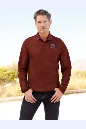 CATAMARAN Langarmshirt »Langarm-Poloshirt«, (1 tlg.)
