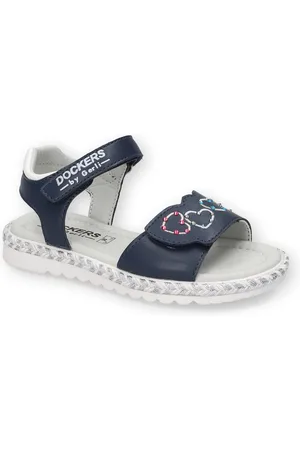 Dockers Sandale, Plateausandale, Klettschuh mit Herzenapplikation