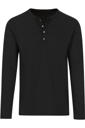 Trigema Longsleeve » Langarmshirt mit Knopfleiste«, (1 tlg.)