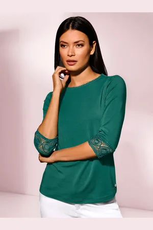 CREATION L PREMIUM 3/4-Arm-Shirt »Lyocell-Shirt«, (1 tlg.)