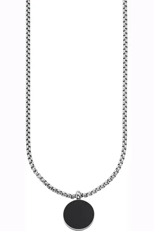 Daniel Hechter Kette mit Anhänger »Schmuck Geschenk Edelstahl Halsschmuck Halskette mit Anhänger«, mit Farbstein-Imitat