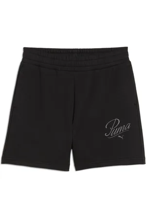 PUMA Trainingsshorts »ESS SCRIPT HIGH-WAIST SHORTS 5"«