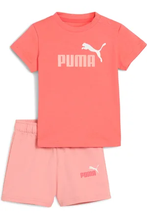 PUMA Trainingsanzug »MINICATS ESS TEE AND SHORTS SET INF«, (2 tlg.)