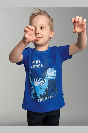 Trigema T-Shirt » T-Shirt mit großem Dino-Printmotiv«, (1 tlg.)