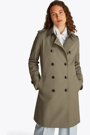 Tommy Hilfiger Trenchcoat »COTTON DB SLIM FIT TRENCH«, mit den typischen Trenchdetails