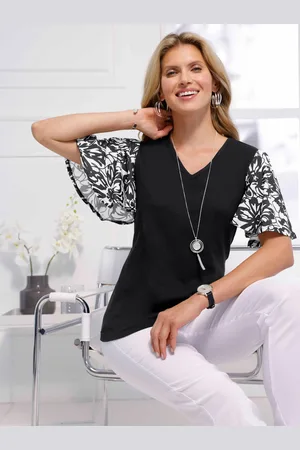 Classic Basics Kurzarmshirt »V-Shirt«, (1 tlg.)