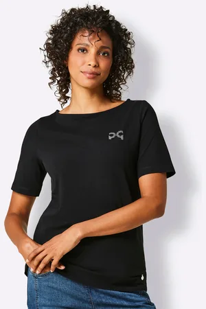 CREATION L PREMIUM Kurzarmshirt »Pima-Baumwoll-Shirt«, (1 tlg.)