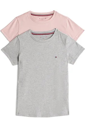 Tommy Hilfiger T-Shirt »2P CN TEE SS«, (Packung, 2 tlg., 2er-Pack), mit Logostickerei