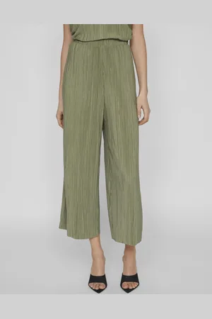 VILA Schlupfhose »VIPLISA HW CULOTTE PANTS - NOOS«, plissierte Optik