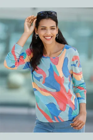 Classic Basics Langarmshirt »Druck-Shirt«, (1 tlg.)