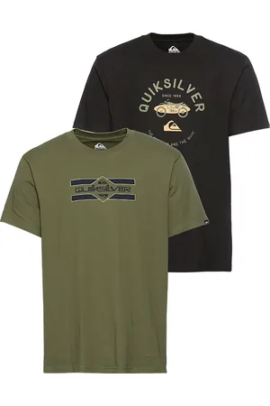 Quiksilver T-Shirt »OPEN ARROW SHORT SLEEVE TEE PACK YM«, (Packung, 2 tlg., Doppelpack)