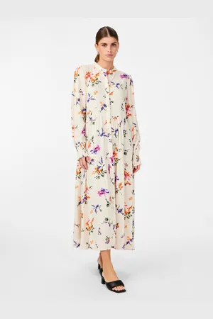Y.A.S Druckkleid »YASASINA LS LONG SHIRT DRESS S. NOOS«