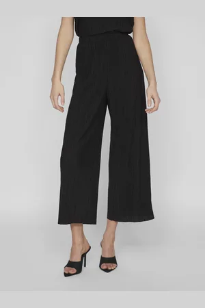 VILA Schlupfhose »VIPLISA HW CULOTTE PANTS - NOOS«, plissierte Optik