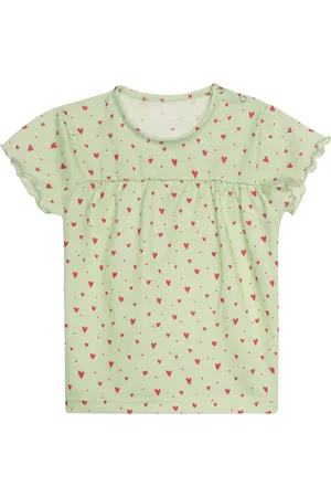 Trigema T-Shirt » T-Shirt mit Allover Herzchen-Print«, (1 tlg.)