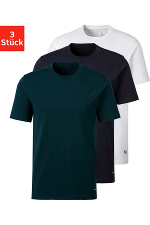 H.I.S T-Shirt »Unterziehshirt mit Rundhals«, (3er-Pack), aus Baumwoll-Mix
