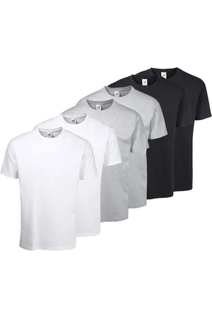 Fruit Of The Loom T-Shirt », sechs Stück in unterschiedlicher Farbkomination«, (Packung, 6 tlg., 6er-Pack), mit Rundhalsausschnitt