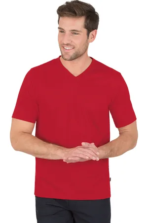 Trigema T-Shirt » V-Shirt DELUXE«, (1 tlg.)