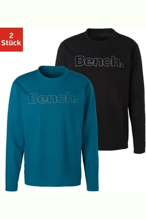 Bench Langarmshirt, (2 tlg.), mit Bench. Print vorn