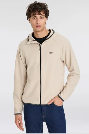 HUGO BOSS Funktionsjacke »L_Commuter«, mit Kapuze, mit gummiertem Markenlabel