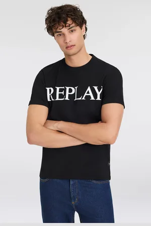Replay T-Shirt, mit Logo-Frontprint