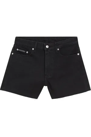 Calvin Klein Shorts »90s DENIM SHORT«, mit Fransensaum