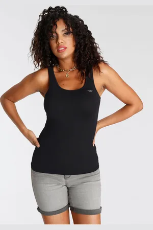 ARIZONA Tanktop, mit Logo-Stickerei
