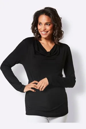 CREATION L PREMIUM Wasserfallshirt »Modal-Shirt«, (1 tlg.)