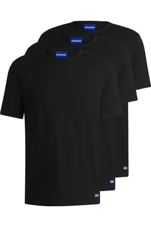 Hugo Blue T-Shirt »BLUE3_Naolo«, (Packung, 2 tlg.), mit kleinem Label am Saum