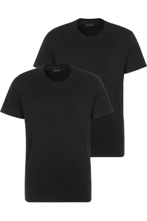 HUGO BOSS Rundhalsshirt »TShirtRN 2P Comfort«, (Packung, 2 tlg., 2er Pack), mit Ton-in-Ton Logo-Schriftzug