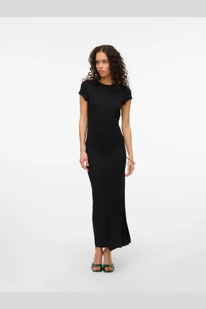 VERO MODA Maxikleid »VMSAANVI SS O-NECK ANKLE DRESS VMA NOOS«