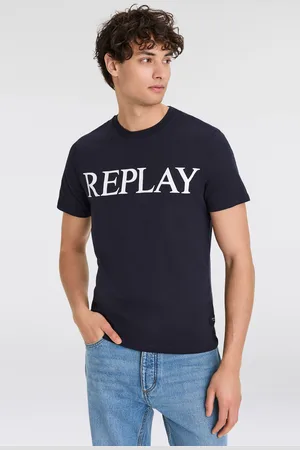 Replay T-Shirt, mit Logo-Frontprint