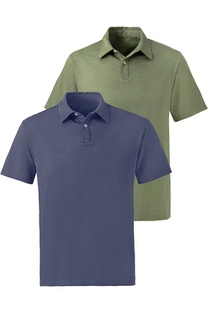 john devin Poloshirt, (Packung, 2 tlg., 2er-Pack), aus besonderer slub-yarn Qualität